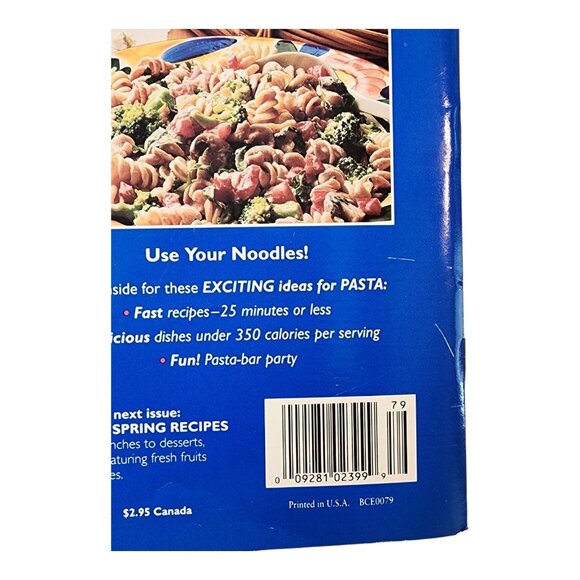 Bravo! Pasta Betty Crocker Recipe Cookbook Booklet #79 1993 Pasta Bar Party - Picture 5 of 15